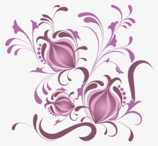 Цветочные Узоры, Абстрактные Узоры, Цветы - Purple