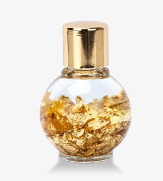 Gold Foil Filled Bell Bottle