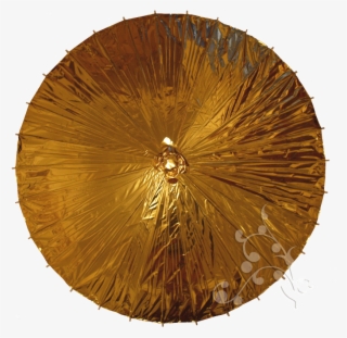 Gold Foil Parasol - Circle