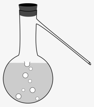 661 X 750 6 - Distilling Flask Laboratory Apparatus Drawing