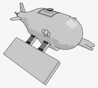 Submarine Complete Clipart Png - Blimp