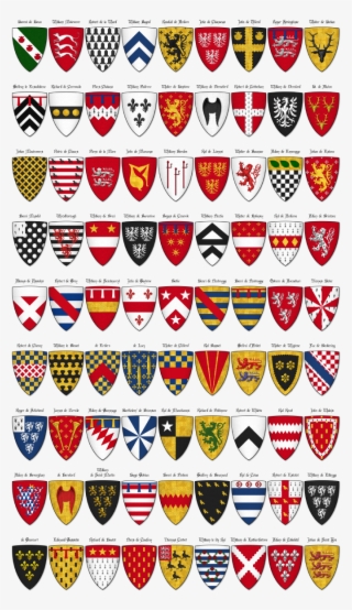 Wikimedia Commons English Coat Of Arms, Medieval Banner, - Heraldry Medieval