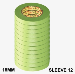 3m 233 Masking Tape Green 18mm X 50m - Poker