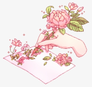 Kawaii Pixels Tumblr Flower Png Kawaii Pixels Tumblr - Garden Roses