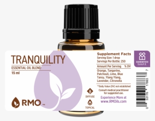 Tranquility Bottle Tranquility Top Tranquility Turn - Essential Oil Blend With Jasmine