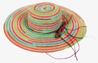 Fashion Hats Ladies Bright Rainbow Color Swinger - Sombrero