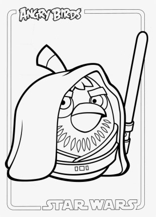 03 Obi-wan Kaboomi - Star Wars Speeder Bike Coloring