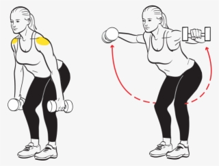 Dumbbell Lateral Raise - Illustration