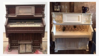 Old Pump Organ Transformed With Old White Chalk Paint® - Celesta