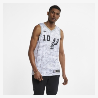 Nike 聖安東尼奧馬刺隊 Earned City Edition Swingman Nba Connected - Active Tank