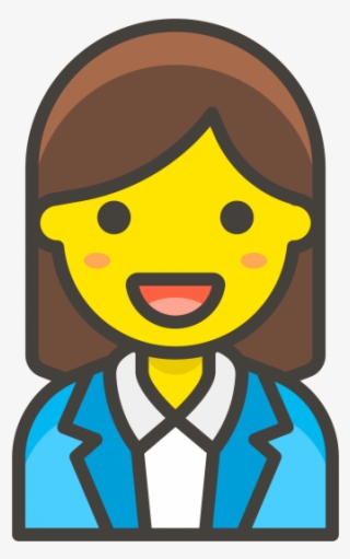 Woman Office Worker Emoji - Pilot Woman Icon