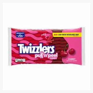 Twizzlers Pull 'n' Peel Cherry Candy, 14 Ounces - Twizzlers