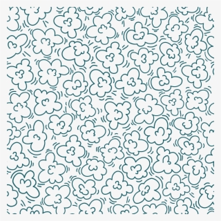 Popcorn Kernel Popping 1900px - Popcorn Pattern Black And White