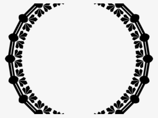 Decorative Border Clipart Art Deco - Circulo De Sello Png
