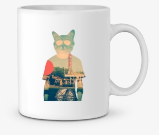 Mug En Céramique Cool Cat Par Ali Gulec - T-shirt