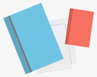 Blue Book Stack - Art Paper