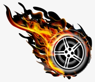 Image Black And White Fire Transprent Png Free Download - Imagens Hot Wheels Png