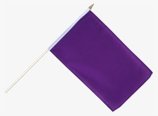 Hand Waving Flag 12x18" - Purple Flag Png