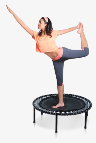 A Woman On A Bellicon® Mini Trampoline Training Her - Equilibrio En El Cuerpo