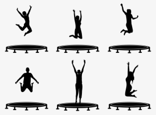 Trampoline - Trampoline Silhouette Png