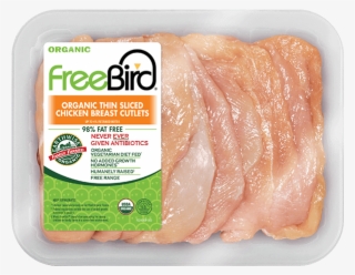 Organic Thin Sliced Chicken Breast Cutlets - Freebird