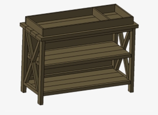 Rustic X Diy Changing Table - Baby Changing Station Homemade