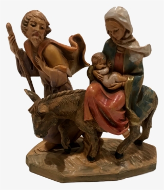 Religious Figurine Joseph Mary And Baby Jesus - Figurine