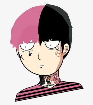 Bleed Area May Not Be Visible - Lil Peep Drawing Anime