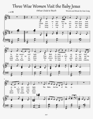 The Babe, The Son Of Mary - 옹기 장이 아카펠라 악보