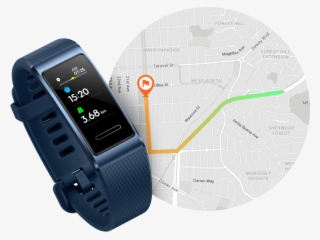 Huawei Band 3 Pro Built-in Gps And 7 Hours Endurance - Huawei Band 3 Pro