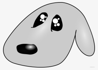 Sad Dog Clipart - Vector Graphics