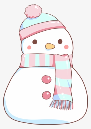 48-snowman - Kawaii Snowman Png