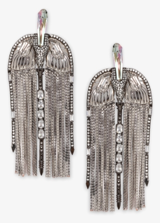 Floe Gunmetal Tassel Earrings - Earrings