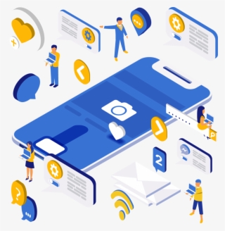 Social - Modern Flat Design People