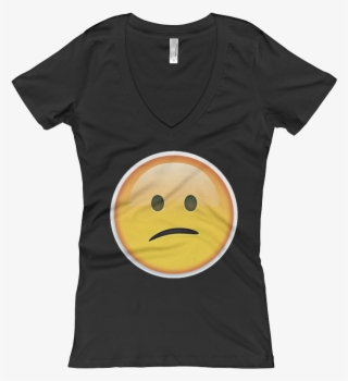 Women's Emoji V Neck - Shirt