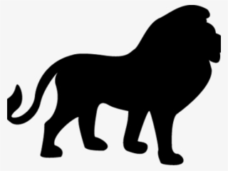 Silueta De Un Leon