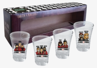 Copo Shot Kit Com 4un 60ml - Conjunto De Shot La Dose De Tequila