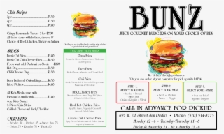 Menu - Cheeseburger