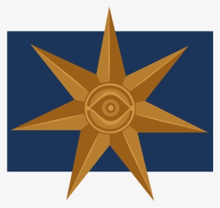 Eos800 - Seven Pointed Star With An Eye