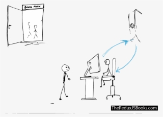 The Cashier And Vault Communication - Sketch