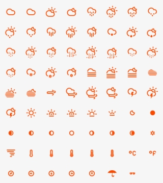 Climacons - Weather Icons Png Free