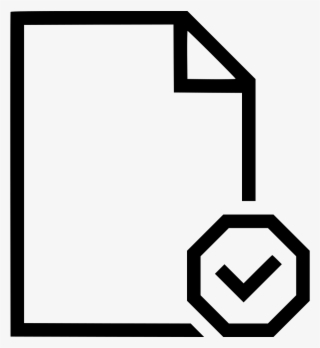 Page Paper Empty Checkmark - Paper With Check Mark