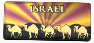 Camel Caravan Shiny Magnet - Label