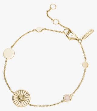 Star Coin Bracelet Rose Quartz 18k Gold Plated - Necklace