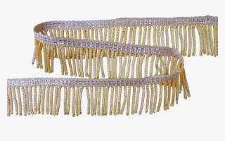 1 Inch Gold Plated Bullion Fringe - Choker