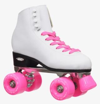 Epic Skates Classic White And Pink Roller Skates
