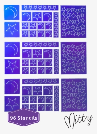 Nail Art Vinyl Stencil - Cosmetics
