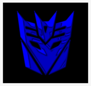 Transformers Decepticon Chrom Blau 2x Aufkleber Sticker - Emblem