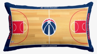 Washington Wizards Lumbar Pillow - Washington Wizards New Court Design
