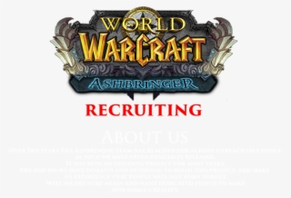 [project] World Of Warcraft Ashbringer - World Of Warcraft